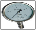 sk-100b、150b系列不鏽鋼膜盒壓力表(biǎo)