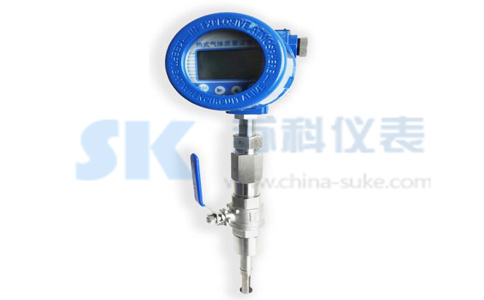 插入式熱(rè)式氣體質量流(liú)量(liàng)計圖示