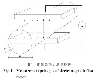 電(diàn)磁流(liú)量計測量原理圖