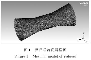 電(diàn)磁流(liú)量(liàng)計(jì)異徑導流(liú)筒(tǒng)網(wǎng)格圖(tú)