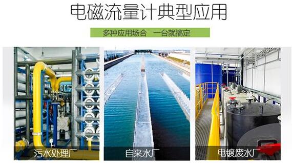 分體式電(diàn)磁流量(liàng)計應用(yòng)領域圖示(shì)