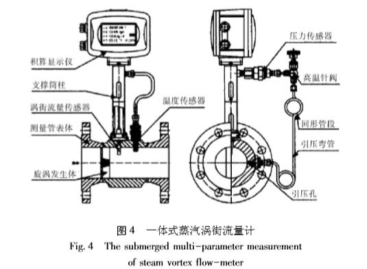 一體(tǐ)式蒸汽(qì)渦(wō)街流量計(jì)圖(tú)示