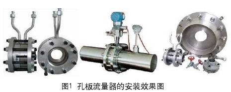 孔闆流量計安裝效(xiào)果圖