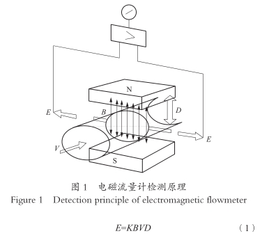 電(diàn)磁流量計檢(jiǎn)測原理圖(tú)示