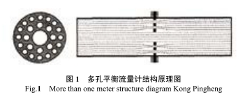 多孔(kǒng)平衡流量(liàng)計結構原理(lǐ)圖(tú)
